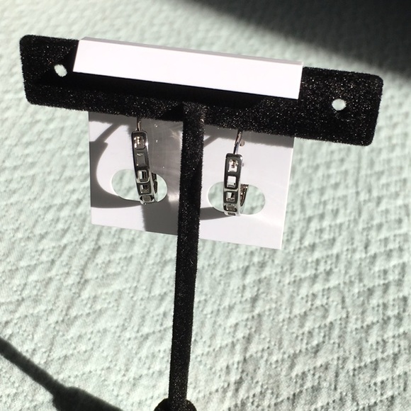 Earrings Ruby Red Stones - Picture 5 of 7